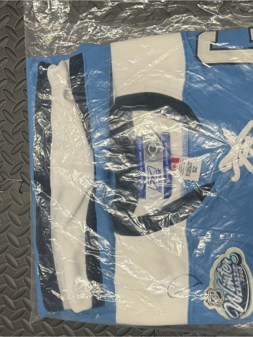 Official Sydney Crosby Reebok Light Blue and White Kids Hockey Jersey with Patch